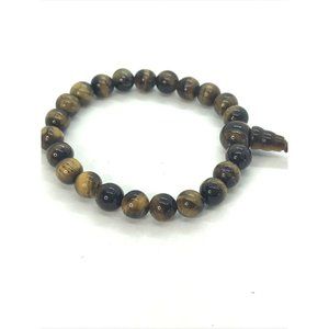 Tiger Eye Healing Stretch Bead Bracelet‎